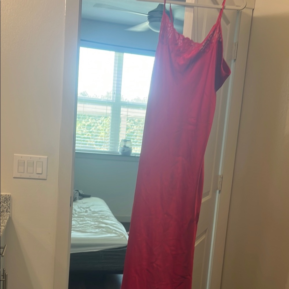 Natori Red Maxi Dress